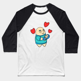 Fathers love - cute happy Baseball T-Shirt